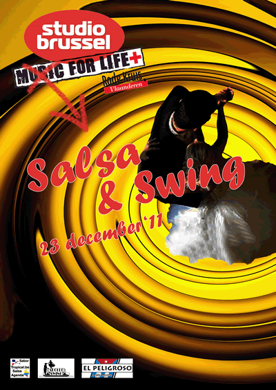 poster salsa swing for life